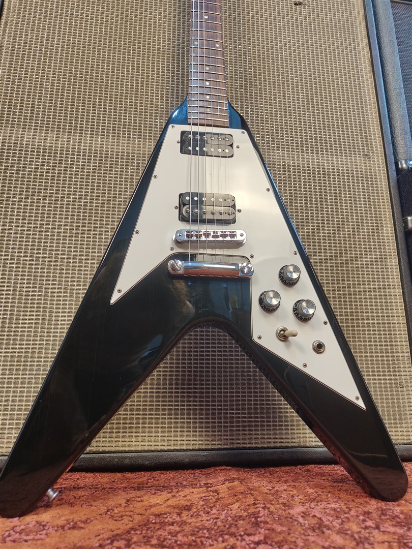 Gibson Flyin V - Ebony - 1991 - immagine 3