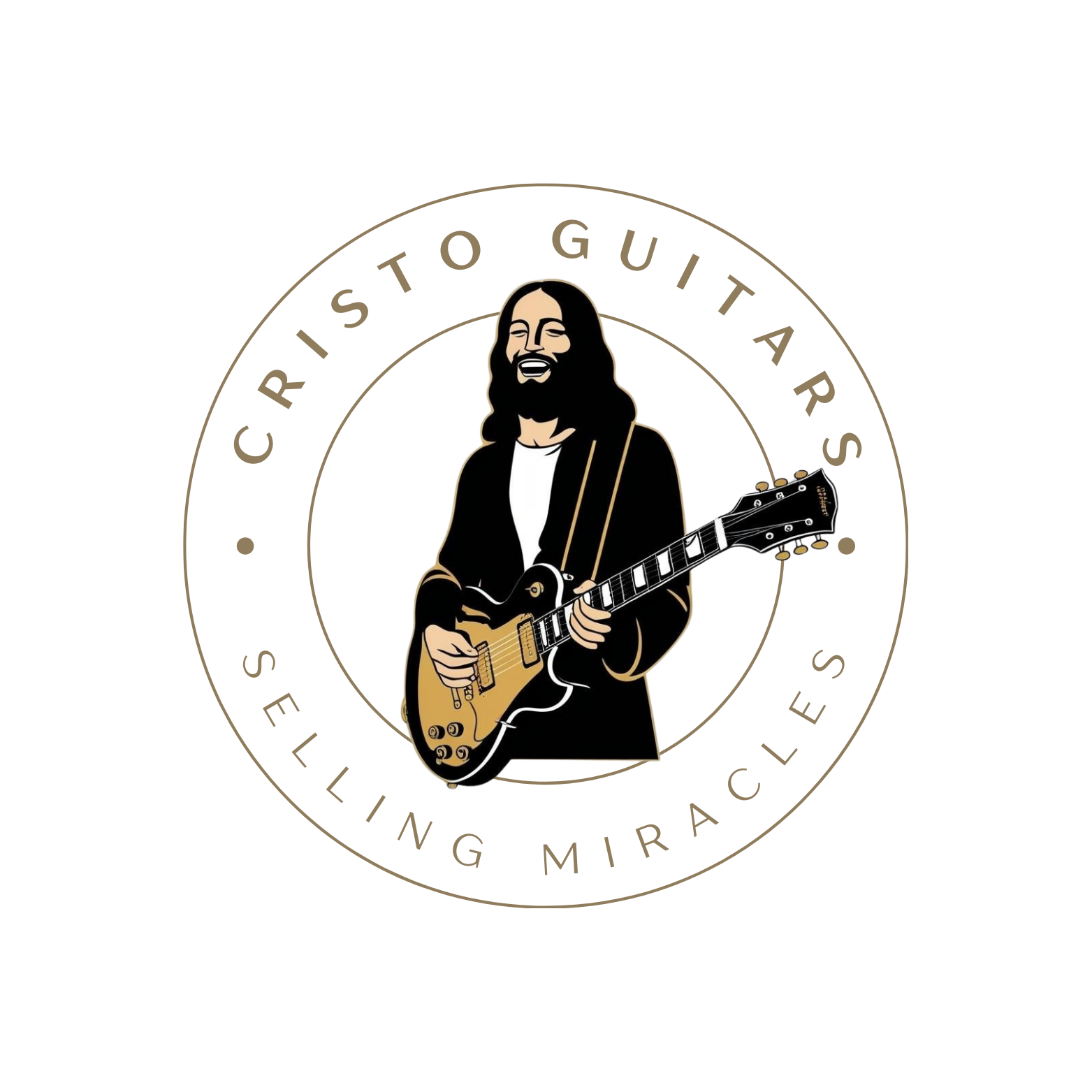 Parete di chitarre nella bottega Cristo Guitars